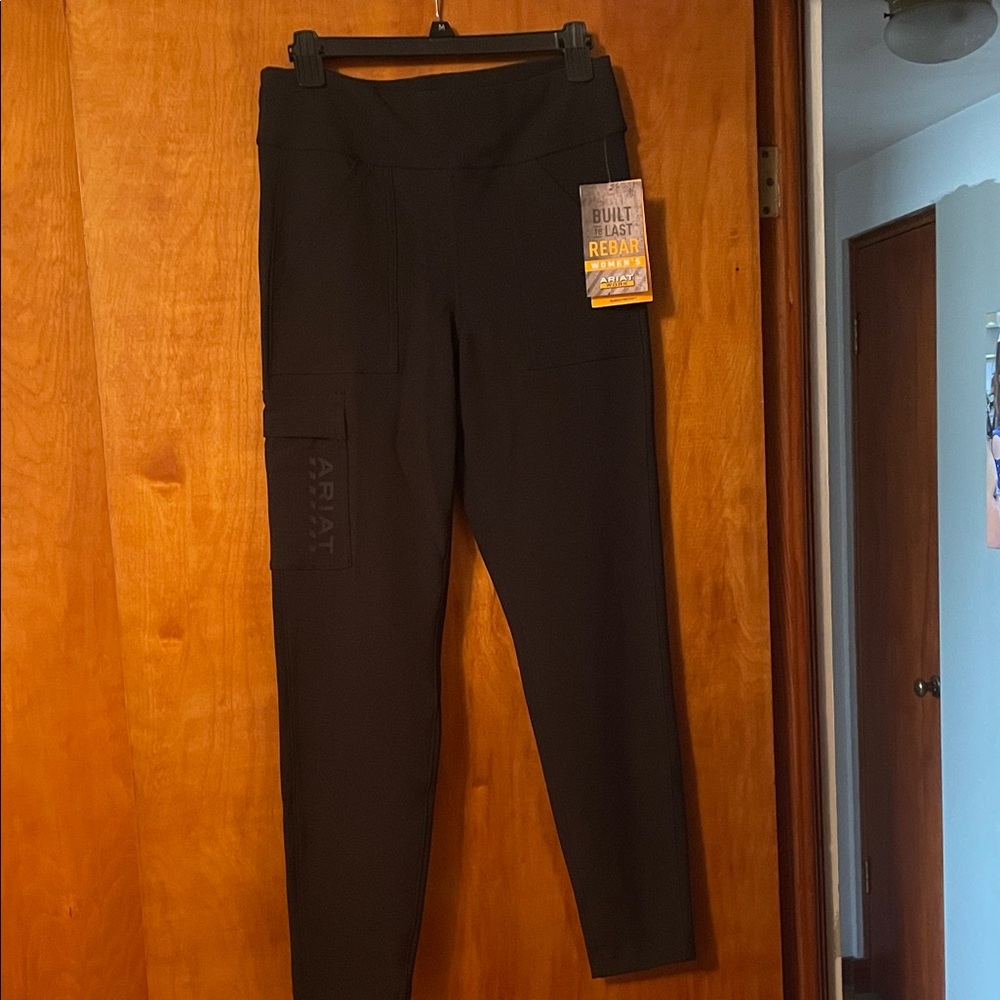 Ariat Black Rebar women's utility work pants durastretch  w/Cargo Pocket